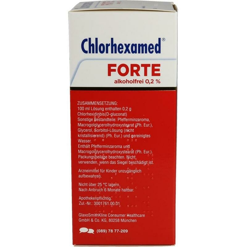 CHLORHEXAMED FORTE alkoholfrei 0,2% Lösung