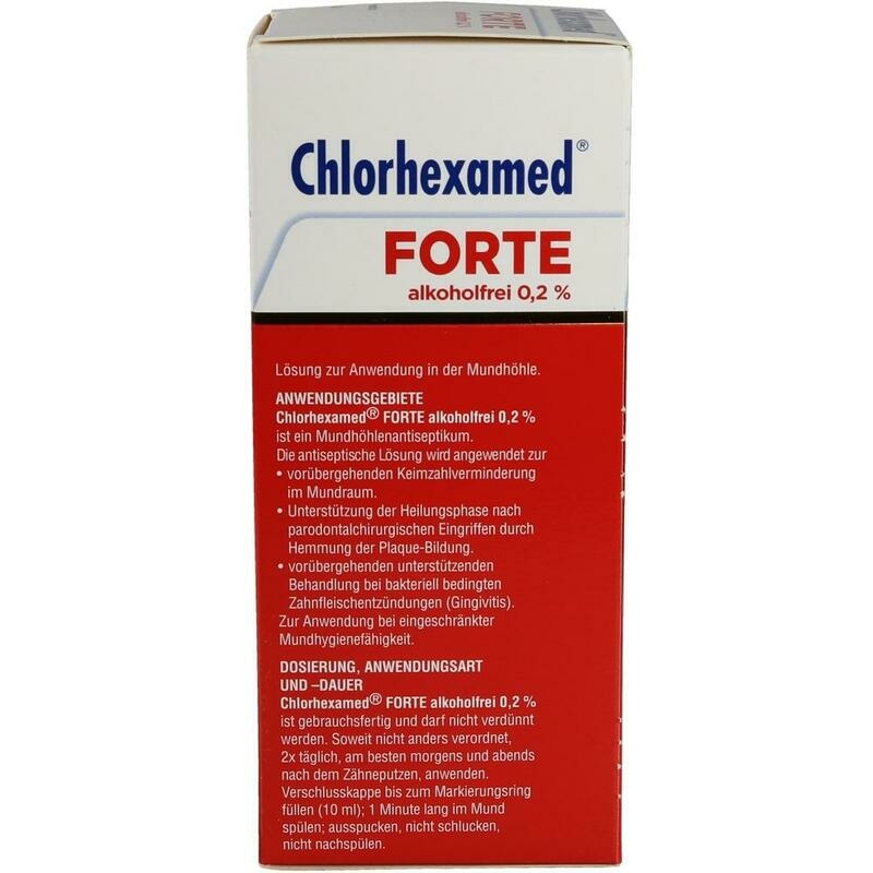 CHLORHEXAMED FORTE alkoholfrei 0,2% Lösung