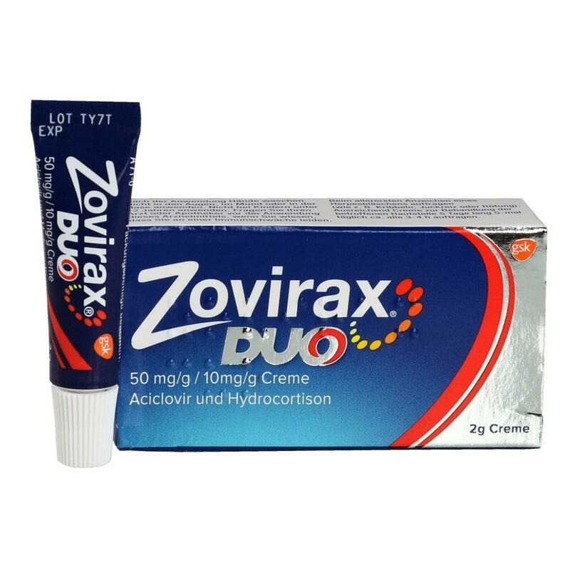 ZOVIRAX Duo 50 mg/g / 10 mg/g Creme
