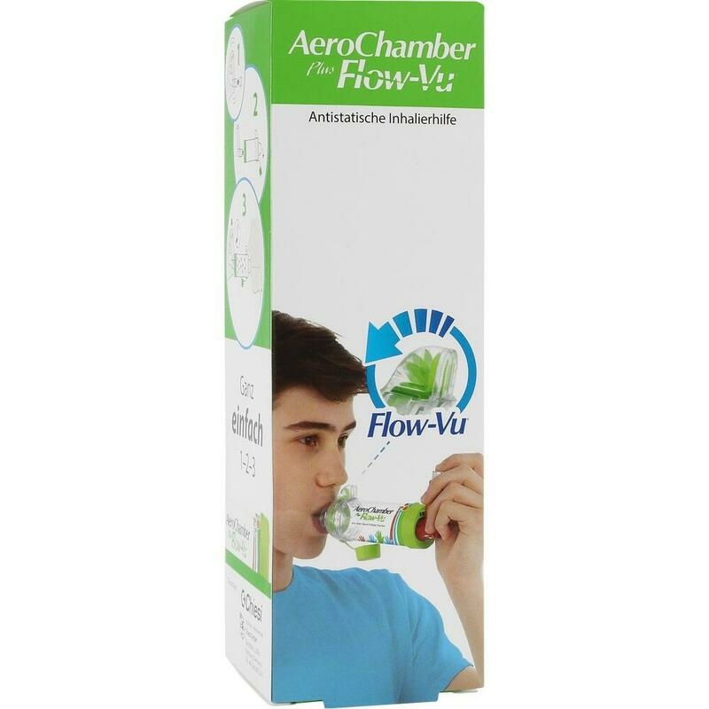 AEROCHAMBER Kids m.Mundstück Kdr.ab 5 Jahre grün