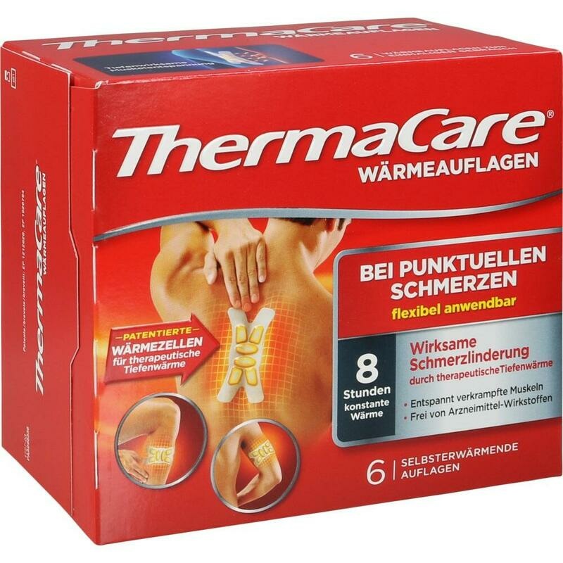 THERMACARE bei punktuellen Schmerzen Wärmeauflagen