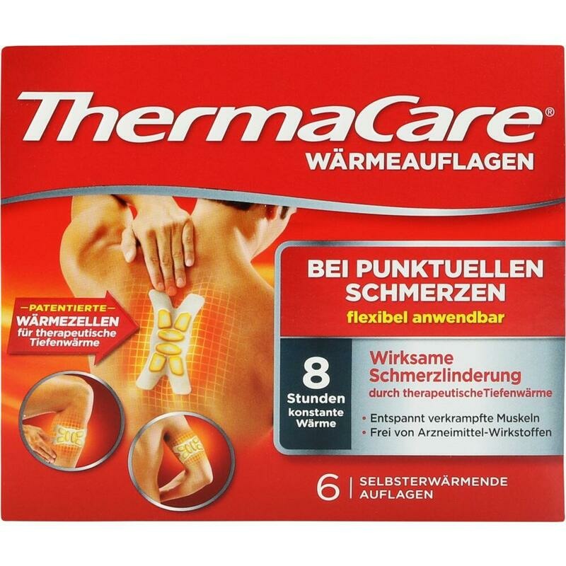 THERMACARE bei punktuellen Schmerzen Wärmeauflagen