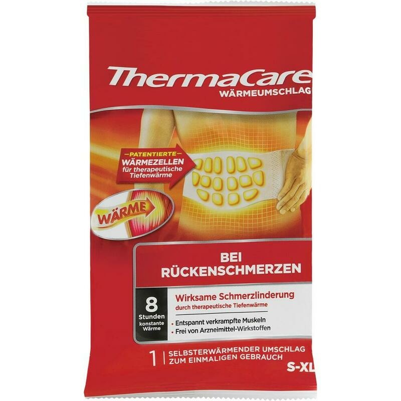 THERMACARE Rückenumschläge S-XL z.Schmerzlind.