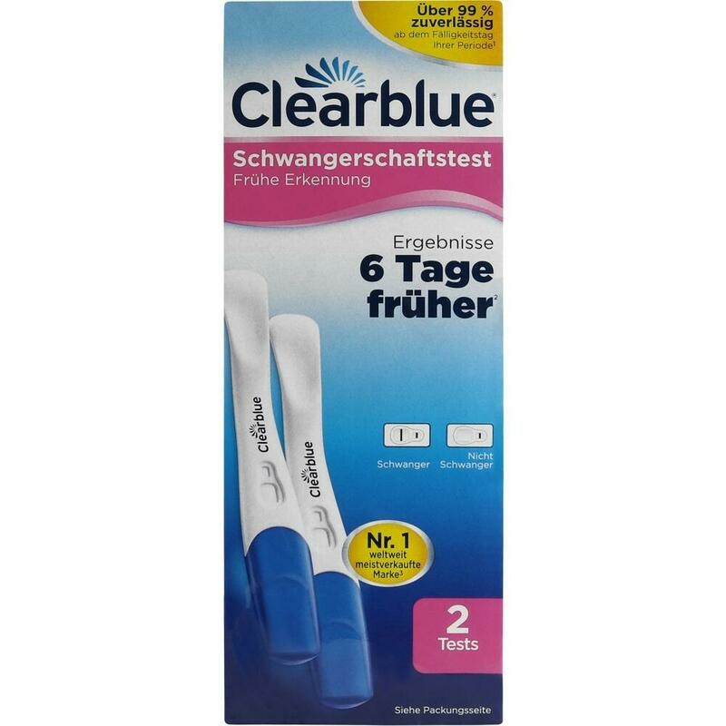 CLEARBLUE Schwangerschaftstest frühe Erkennung