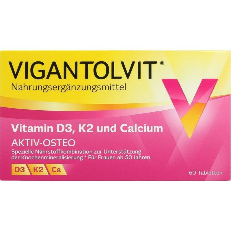 VIGANTOLVIT Vitamin D3 K2 Calcium Filmtabletten