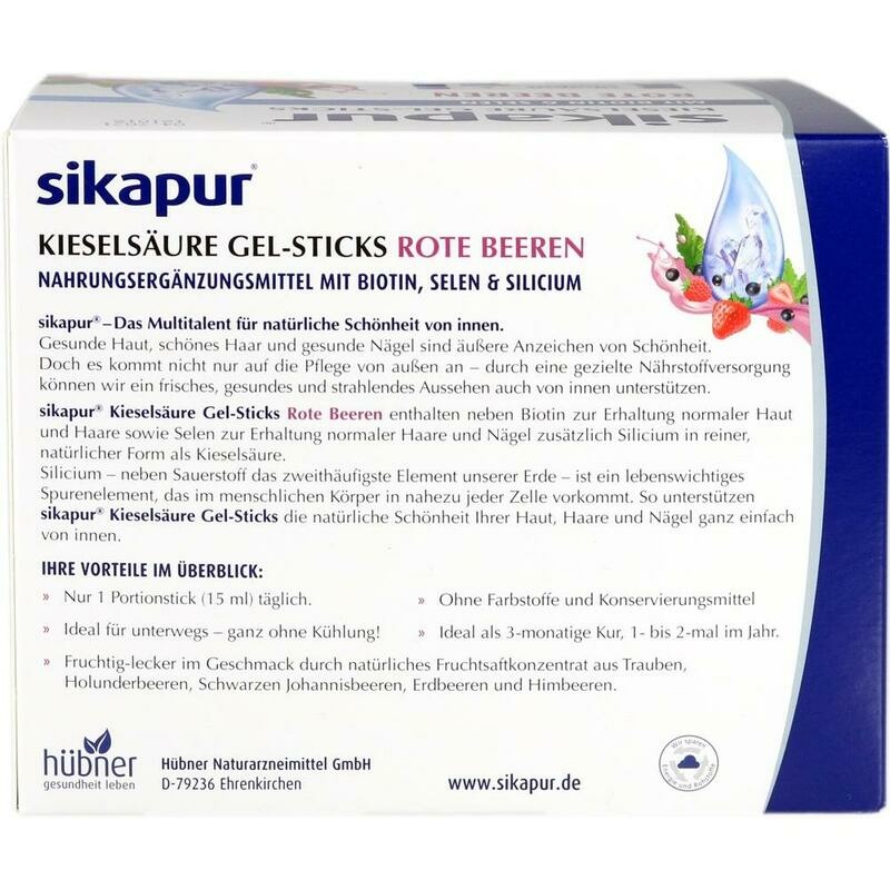 SIKAPUR Kieselsäure Gel-Sticks rote Beeren