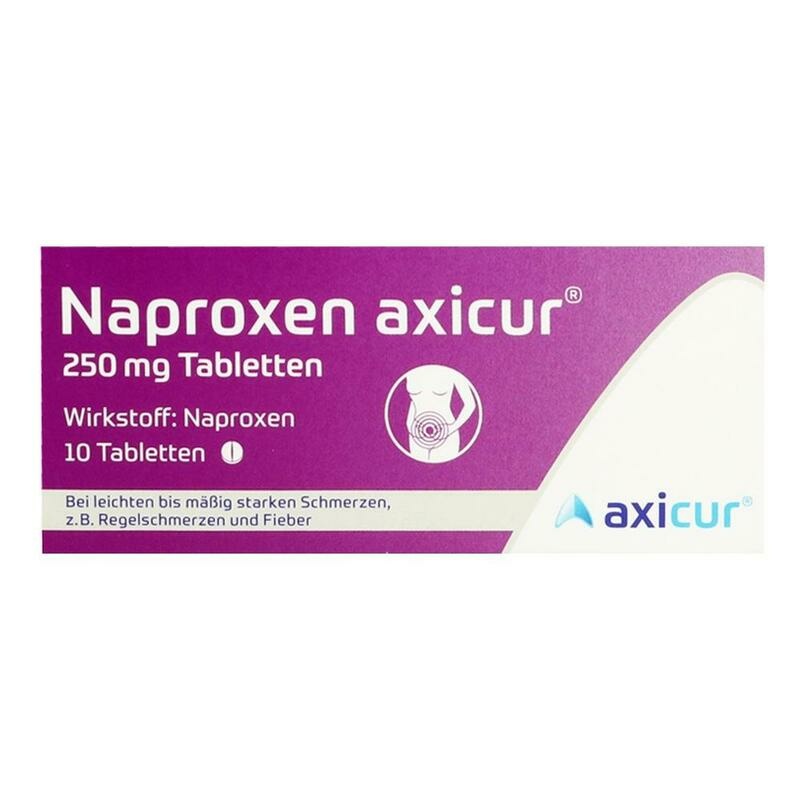 NAPROXEN axicur 250 mg Tabletten