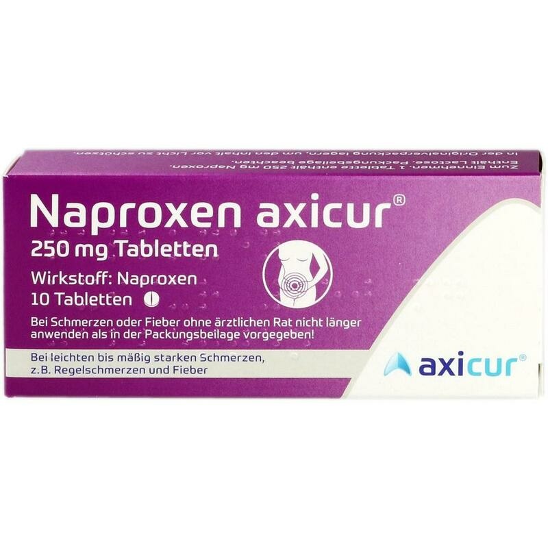 NAPROXEN axicur 250 mg Tabletten