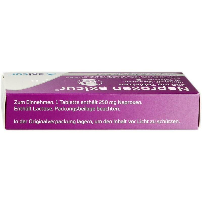 NAPROXEN axicur 250 mg Tabletten