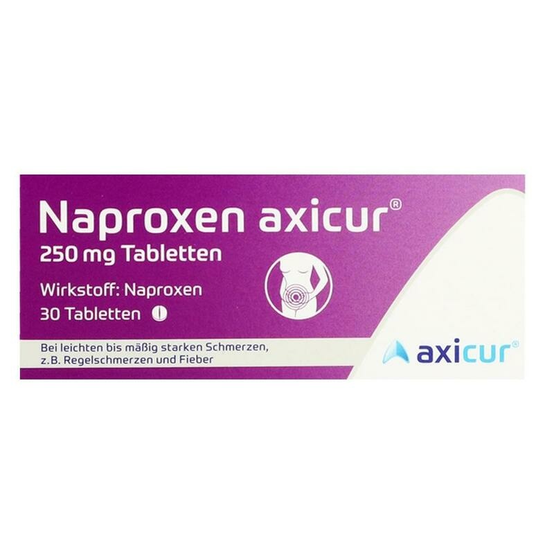 NAPROXEN axicur 250 mg Tabletten