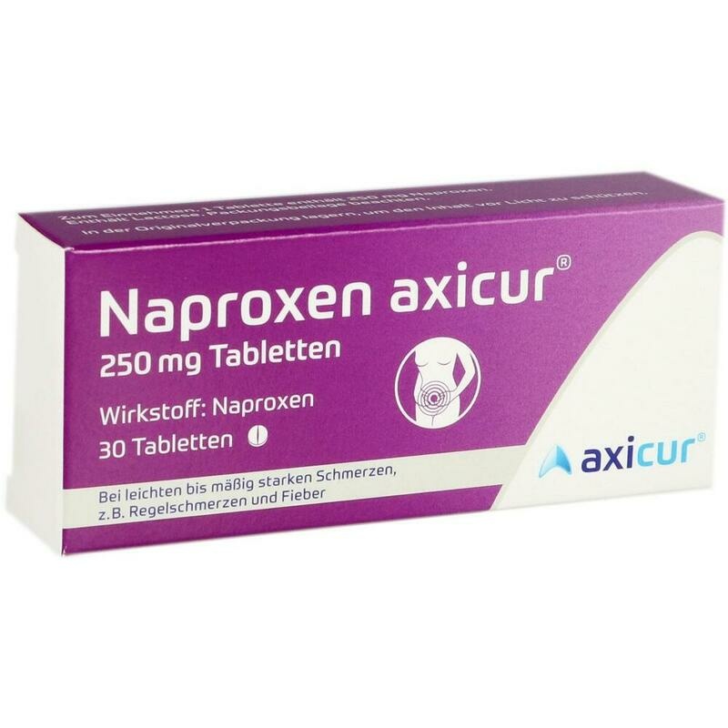 NAPROXEN axicur 250 mg Tabletten