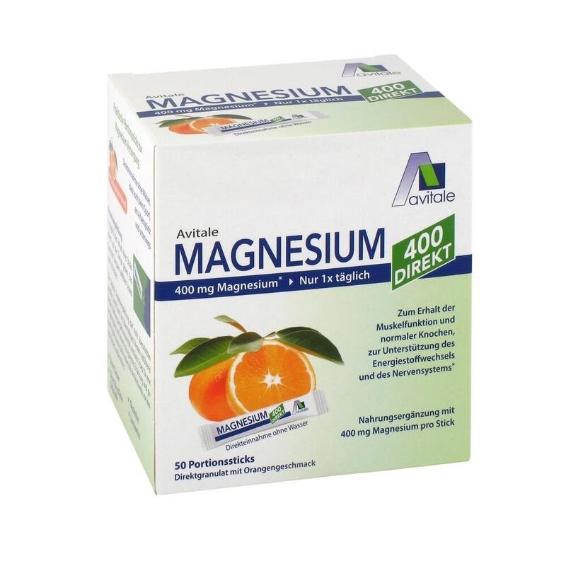MAGNESIUM 400 direkt Orange Portionssticks