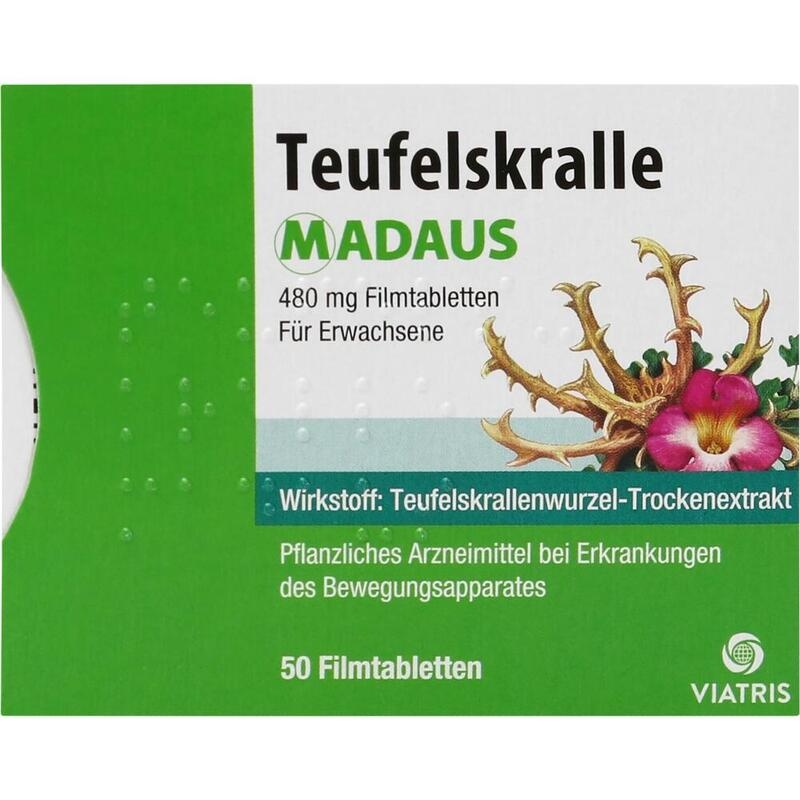 TEUFELSKRALLE MADAUS Filmtabletten