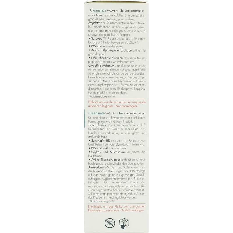 AVENE Cleanance WOMEN korrigierendes Serum