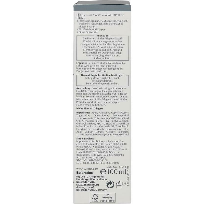 EUCERIN AtopiControl Akut Creme