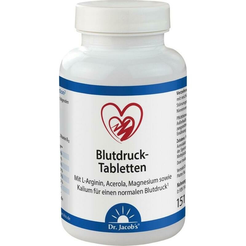 BLUTDRUCK TABLETTEN Dr.Jacob's