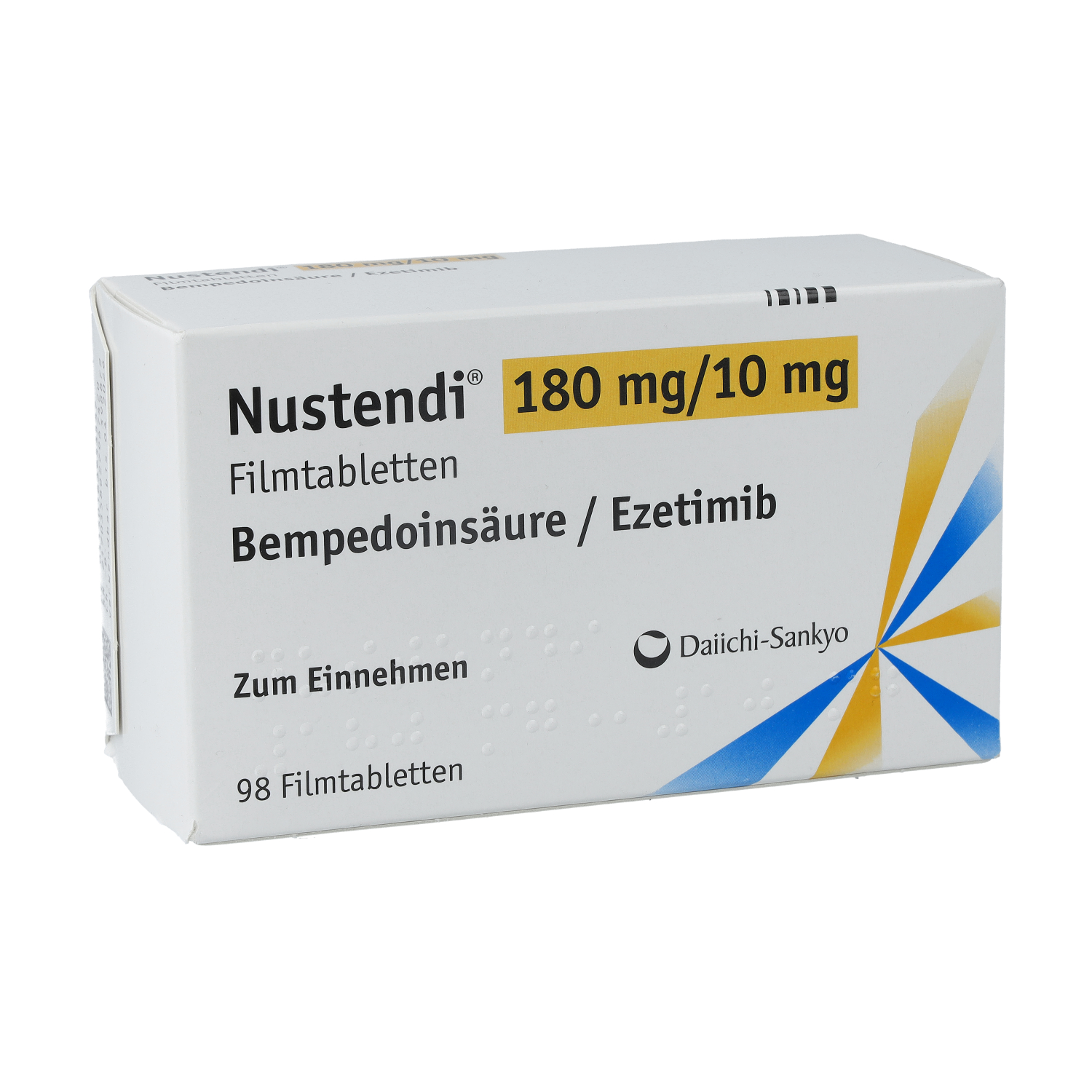 NUSTENDI 180 mg/10 mg Filmtabletten