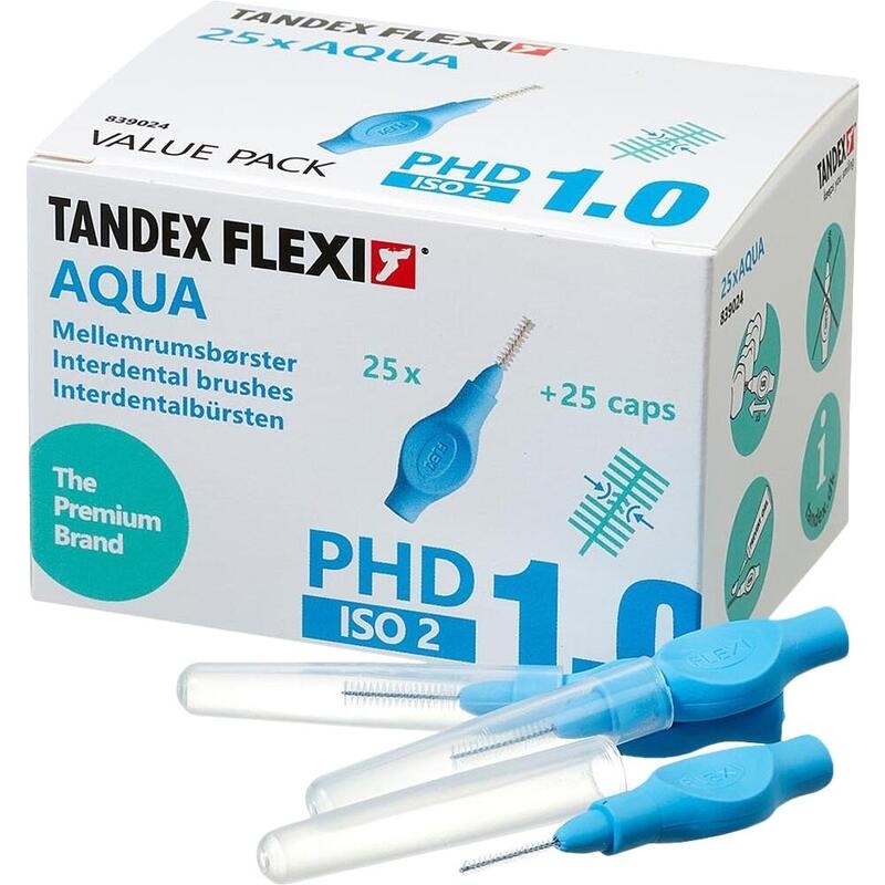 TANDEX FLEXI Interdentalb.PHD 1.0/ISO 2 aqua
