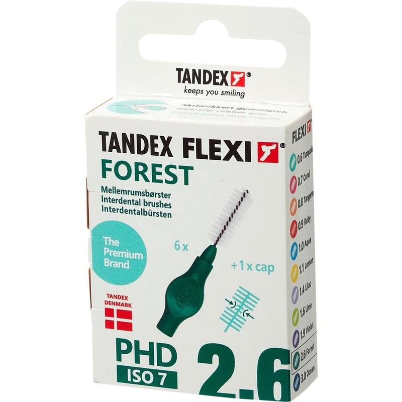TANDEX FLEXI Interdentalb.PHD 2.6/ISO 7 forest