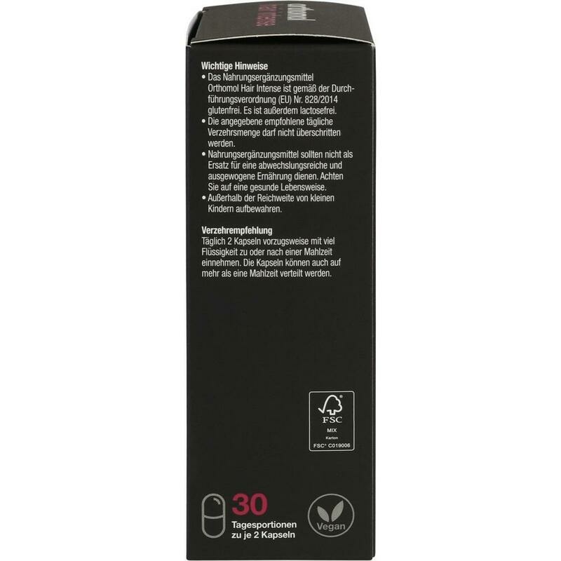 ORTHOMOL Hair intense Kapseln