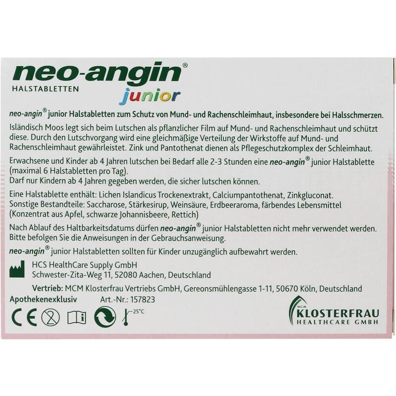 NEO-ANGIN junior Halstabletten