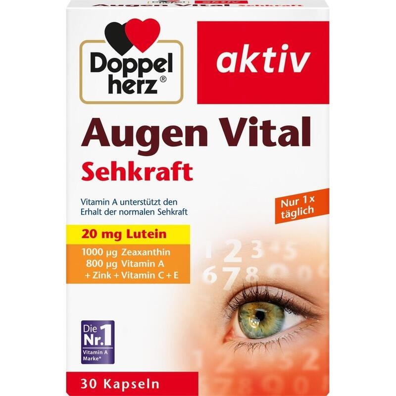 DOPPELHERZ Augen Vital Sehkraft aktiv Kapseln