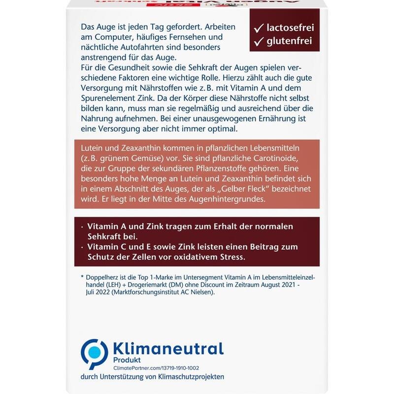 DOPPELHERZ Augen Vital Sehkraft aktiv Kapseln