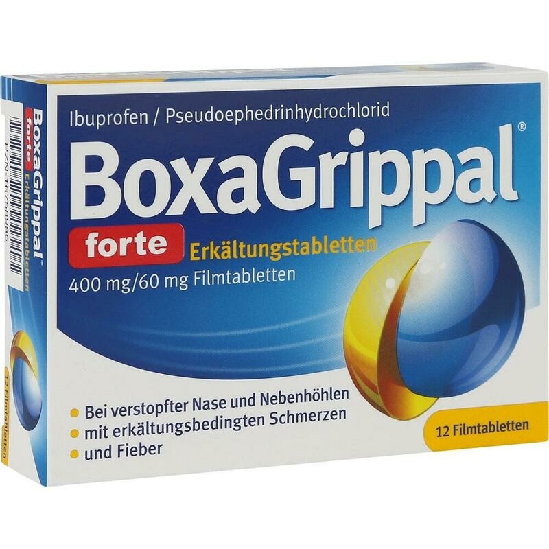 BOXAGRIPPAL forte Erkältungstab. 400 mg/60 mg FTA