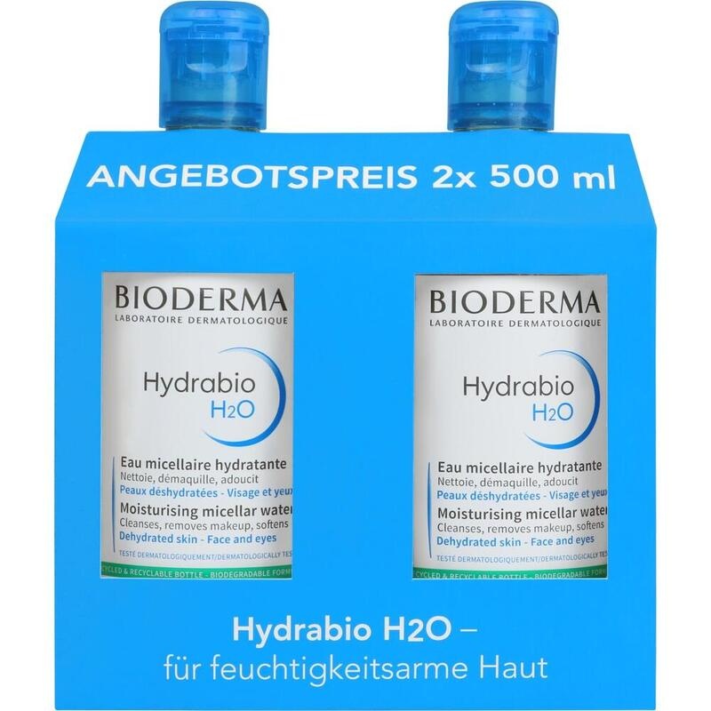 BIODERMA Hydrabio H2O Mizellen-Reinig.lös.Duo