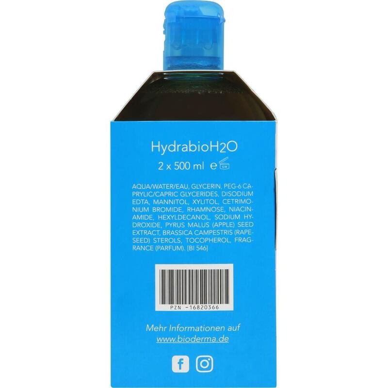 BIODERMA Hydrabio H2O Mizellen-Reinig.lös.Duo