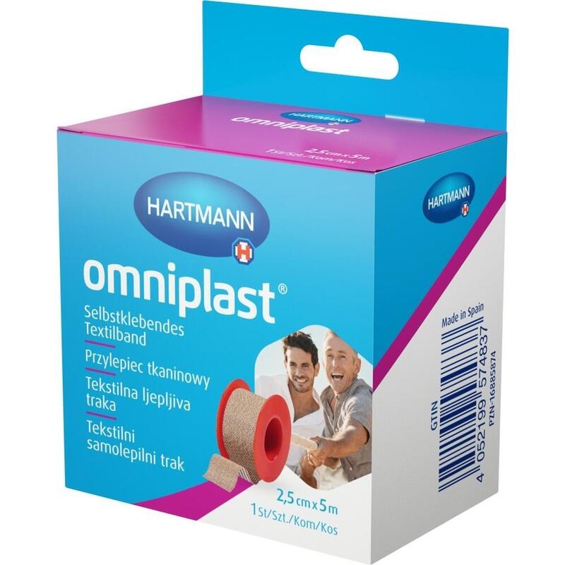 OMNIPLAST Fixierpflaster Textilgew.2,5 cmx5 m OTC