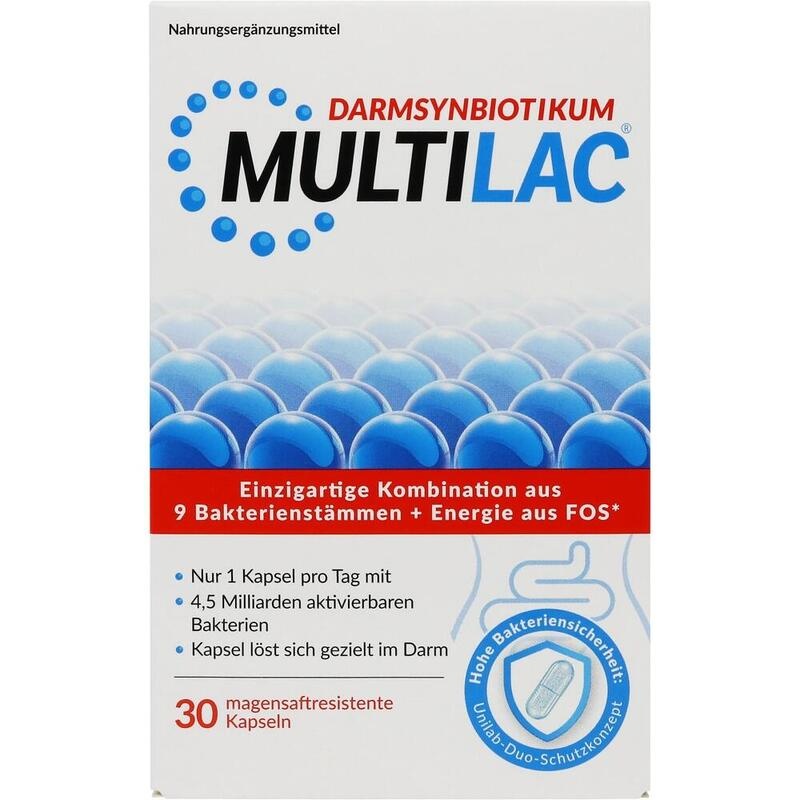 MULTILAC Darmsynbiotikum magensaftres.Kapseln