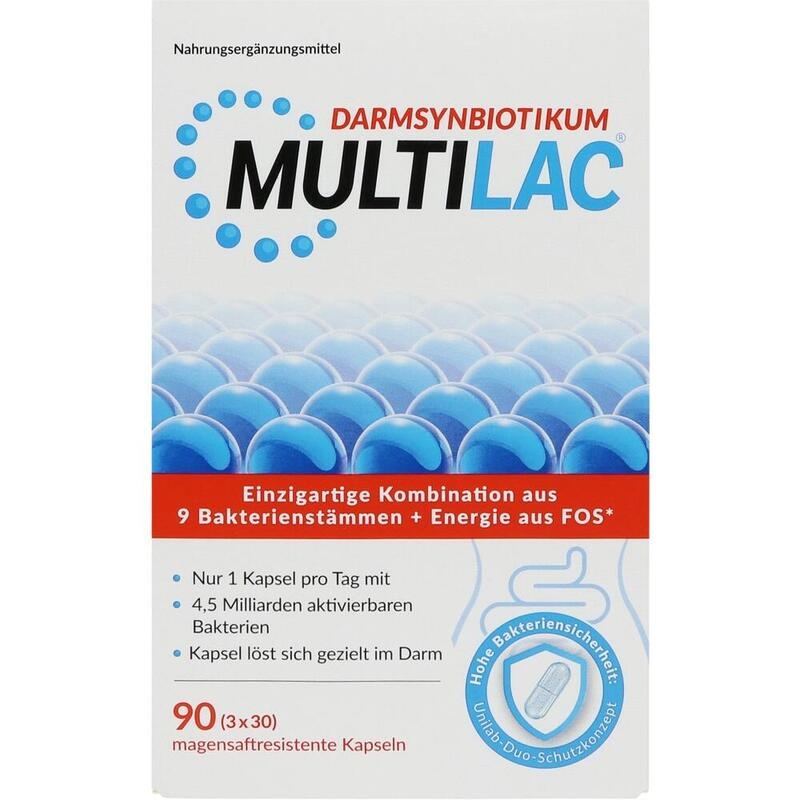 MULTILAC Darmsynbiotikum magensaftres.Kapseln