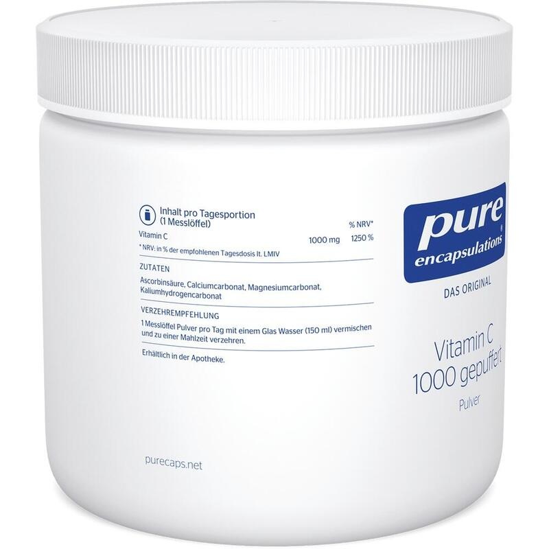 PURE ENCAPSULATIONS Vitamin C 1000 gepuffert Pulv.