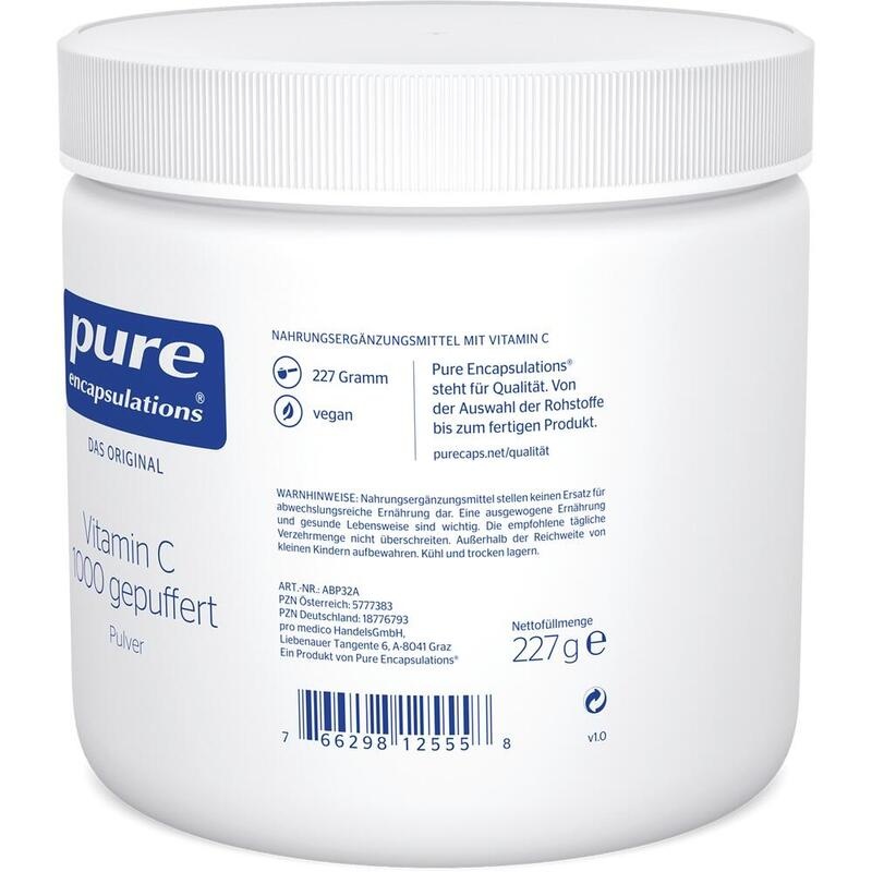 PURE ENCAPSULATIONS Vitamin C 1000 gepuffert Pulv.