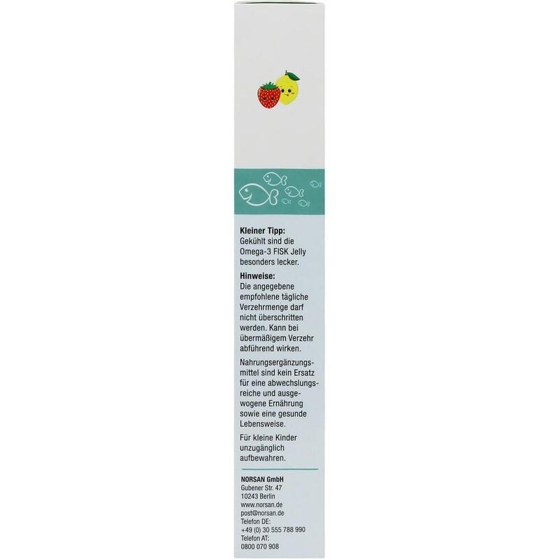 NORSAN Omega-3 FISK Jelly f.Kinder Dragees