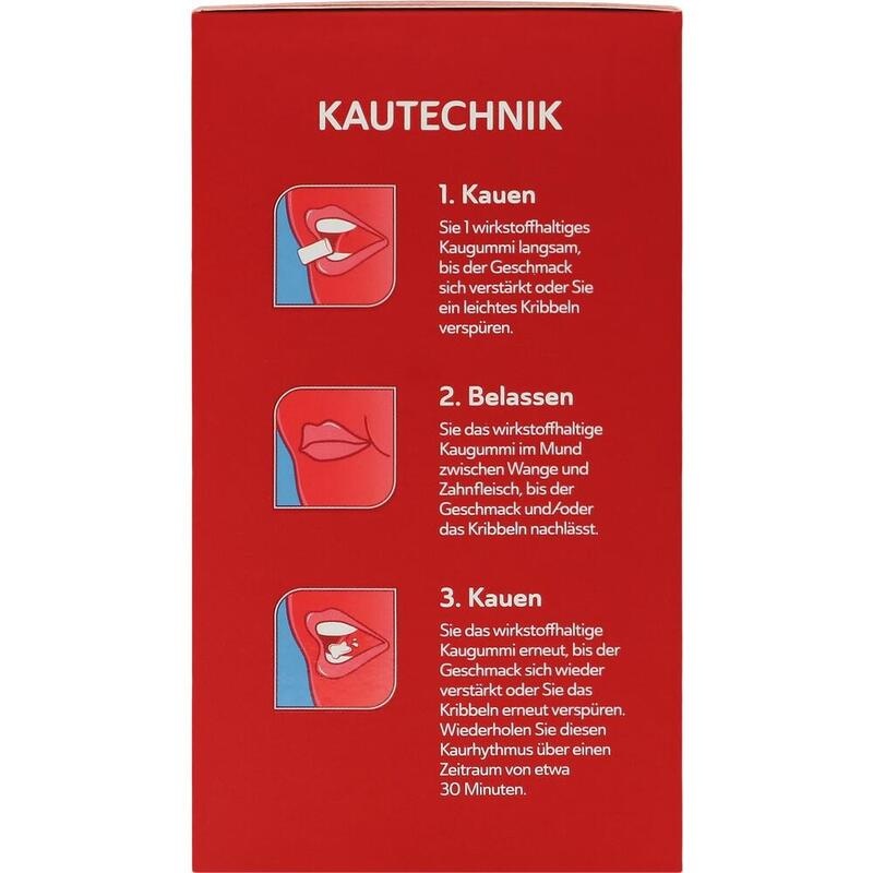 VOYE Mint 2 mg wirkstoffhalt.Kaugummi mit Nikotin