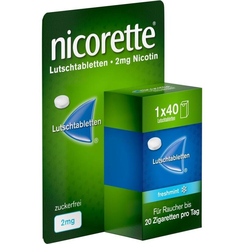 NICORETTE freshmint 2 mg Lutschtabletten gepresst