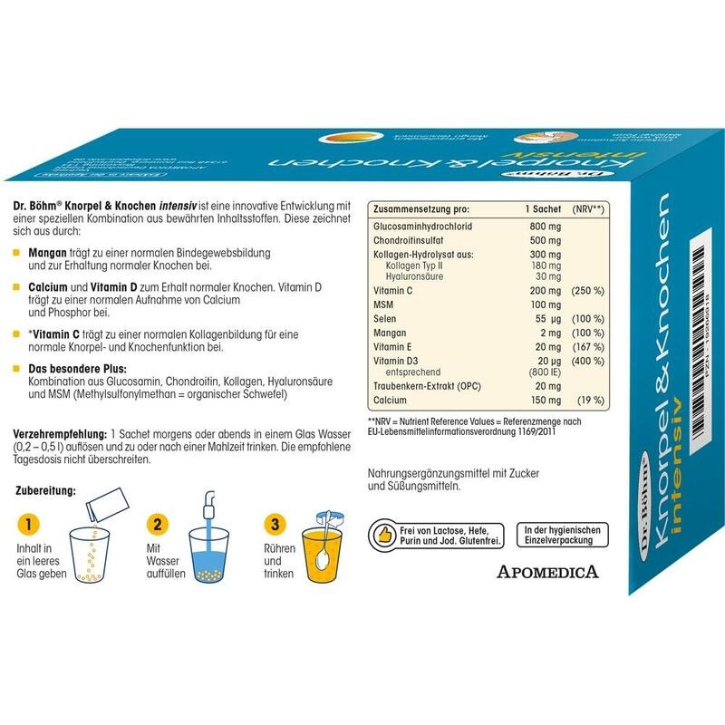 DR.BÖHM Knorpel & Knochen intensiv Trinkpulver