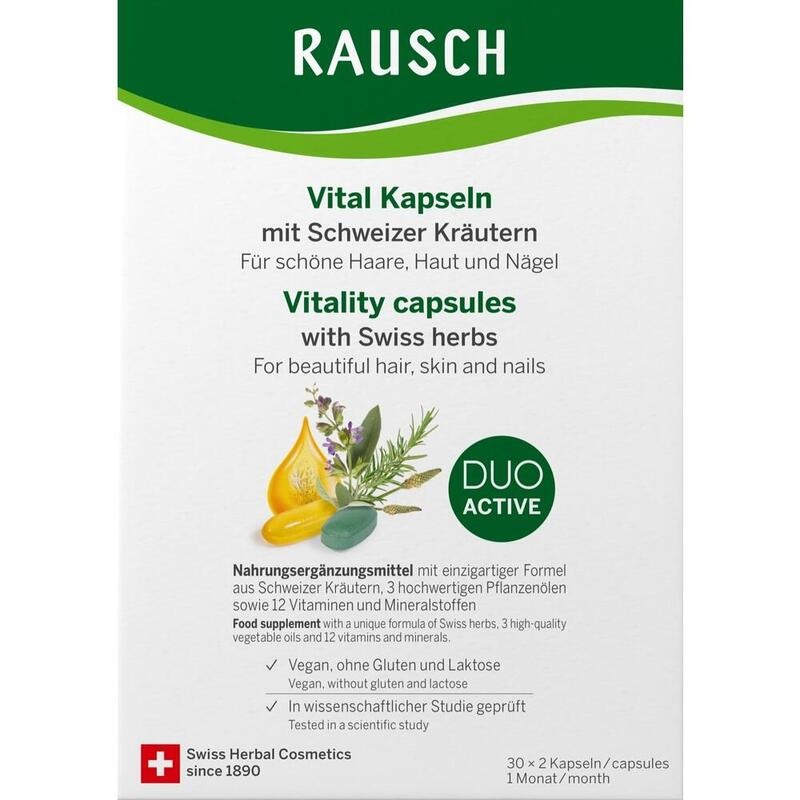 RAUSCH Vital Kapseln m.Schweizer Kräuter 1 Monat