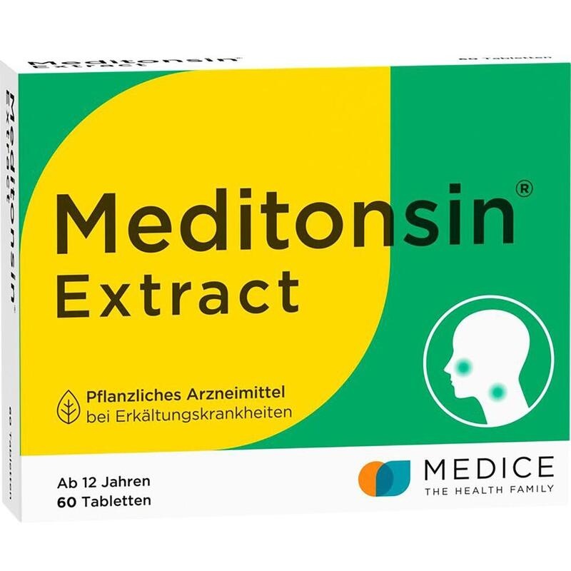 MEDITONSIN Extract pflanzliche Erkältungstabletten