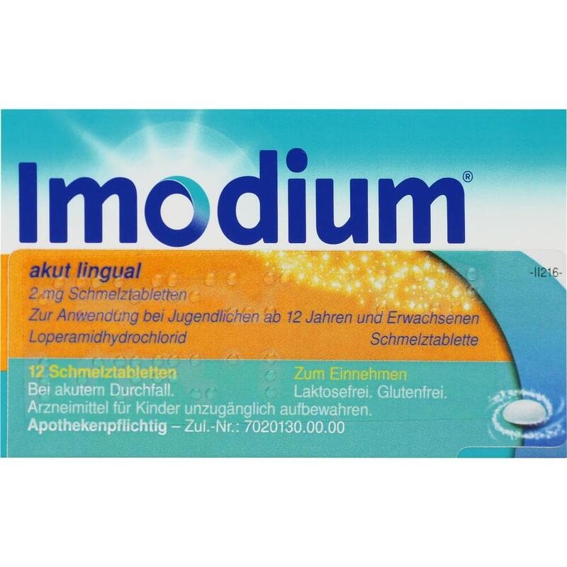 IMODIUM akut lingual Schmelztabletten