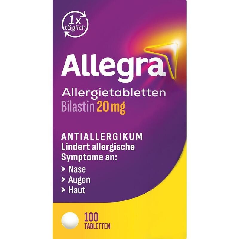 ALLEGRA Allergietabletten 20 mg Tabletten Dose