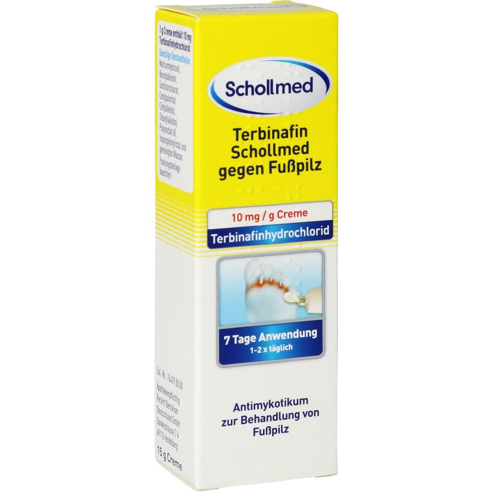 TERBINAFIN Schollmed gegen Fußpilz 10 mg/g Creme