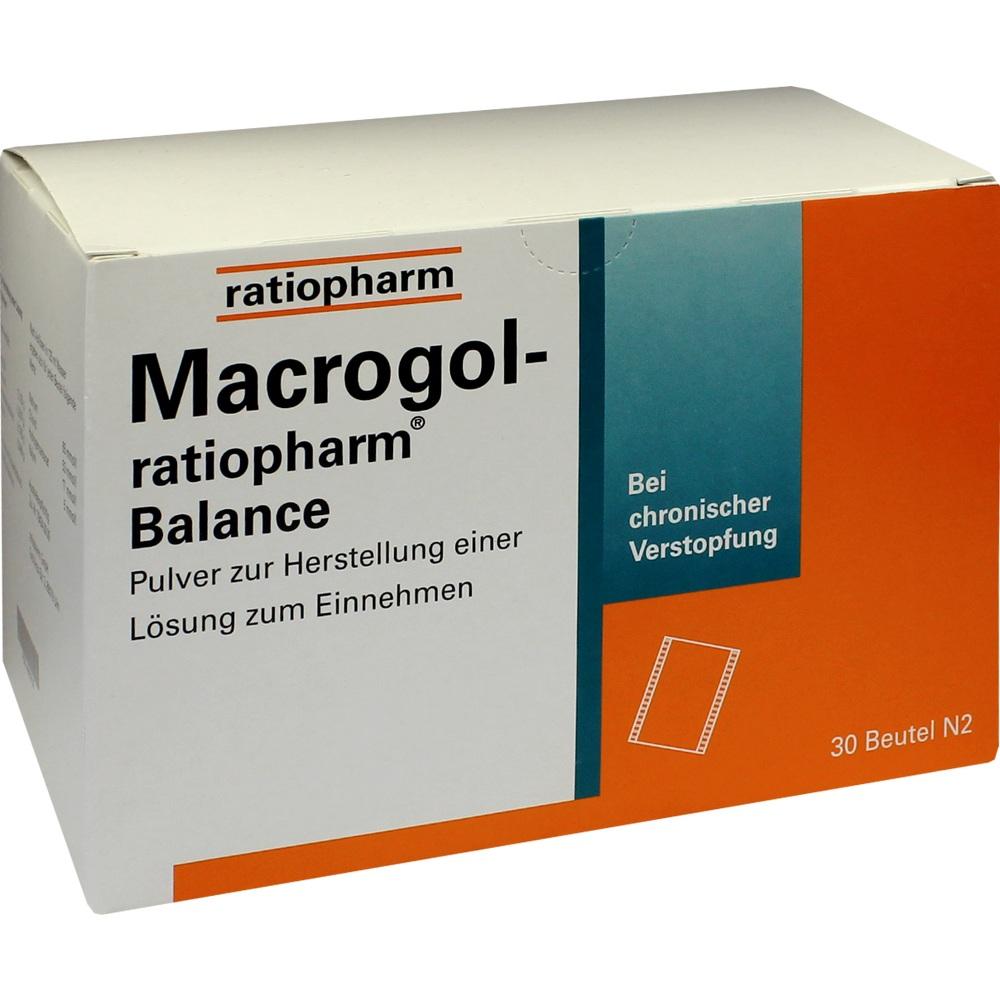 MACROGOL-ratiopharm Balance Plv.z.H.e.L.z.Einn.