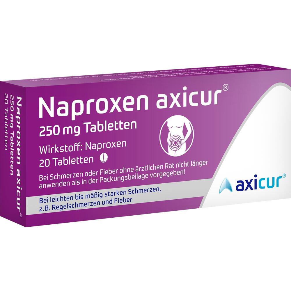 NAPROXEN axicur 250 mg Tabletten