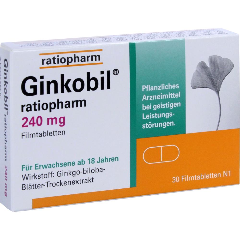 GINKOBIL-ratiopharm 240 mg Filmtabletten