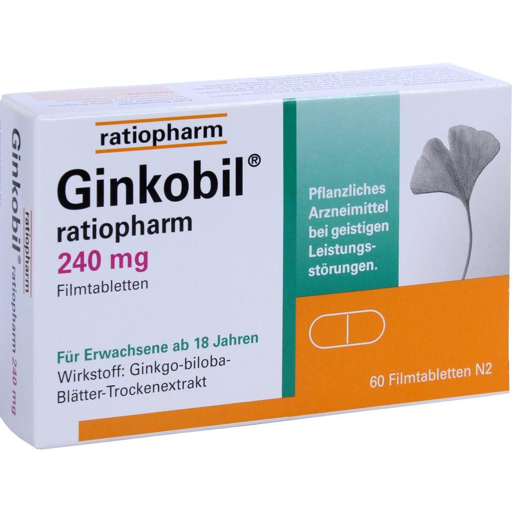 GINKOBIL-ratiopharm 240 mg Filmtabletten