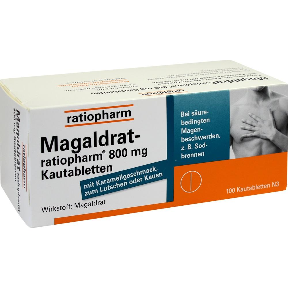 MAGALDRAT-ratiopharm 800 mg Tabletten