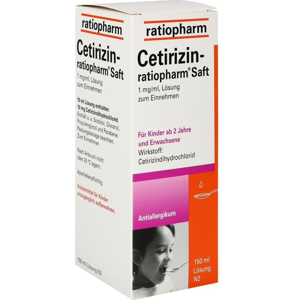 CETIRIZIN-ratiopharm Saft